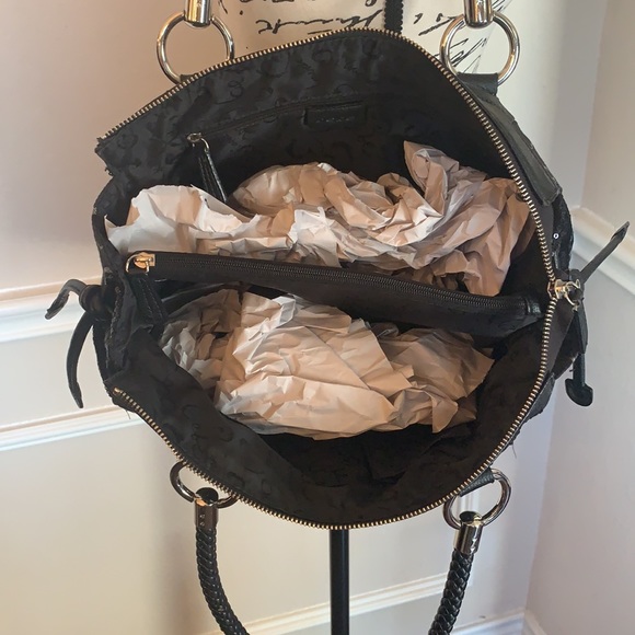 🖤 BEBE Black Satchel Purse Bag🖤 - Picture 9 of 10